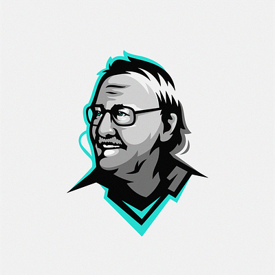 old man brand branding character design designs esport illustration logo masculine ui