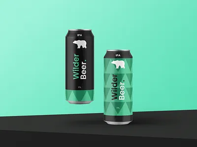 Wilder Beer, a beer concept 🍺 3d branding graphic design logo