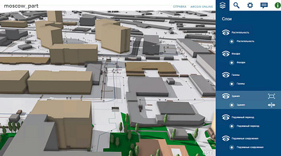 3D project - Moscow’s underground utility networks 3d cartography dashboard data data viz gis gis applications interactive interactive map map mapping mobile gis network ui underground underground passages urban planning utility networks ux webdesign