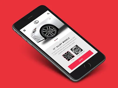 Lexus.com app automotive branding design interaction design lexus mobile product design prototyping responsive design ui user experience ux web design wireframing