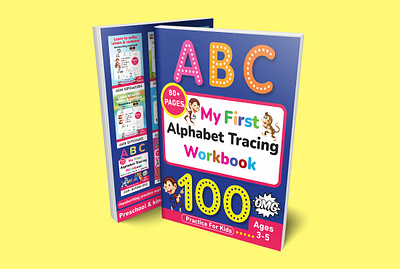 My First Alpha bet tracing workbook practice for kids adult book cover book cover children coloring book cover coloring book cover design graphic design illustration kindle direct publishing