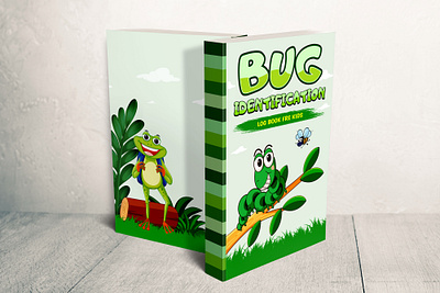 Bug Identification Log Book For Kids adult book cover book cover children coloring book cover coloring book cover design graphic design illustration kindle direct publishing