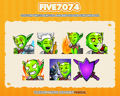 Custom emotes for twitch, youtube, discord and facebook commission emotes custom sub emotes custom twitch emotes cute goblin emotes discord emotes emotes design goblin emotes green emotes twitch emotes youtube emotes