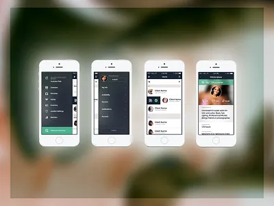 Client Gig Scheduling balance icons mobile ui