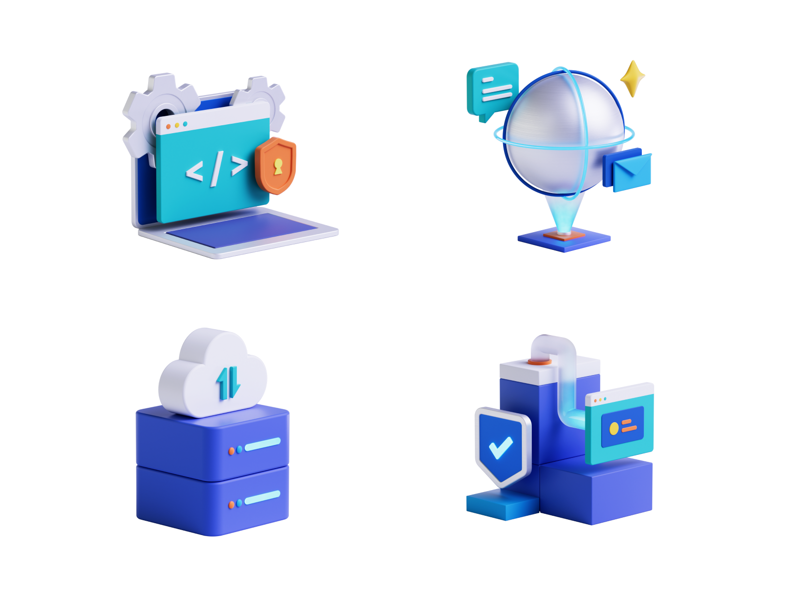 Example of 3D Icon Design