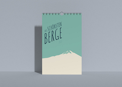 Die schönsten Berge design graphic design illustration typography