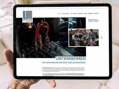 binder AUTOMATION design screendesign ui web design