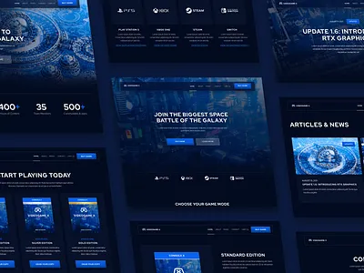 All Pages | Videogame X - Mobile Game Webflow Template playstation
