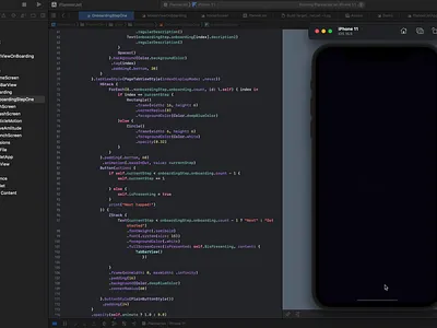 Planner Jet IOS - Part 2 Onboarding (DEV) Code Effects app design logo mobile ui ux web