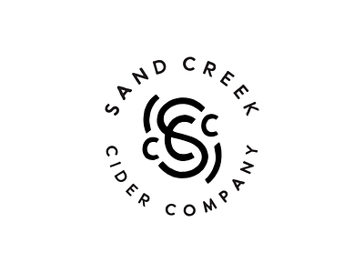 Sand Creek Cider Co. - Logo Concept 1 branding design illustration logo