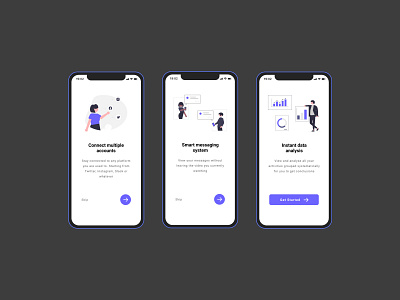 Onboarding UI design mobile onboarding typography ui ux