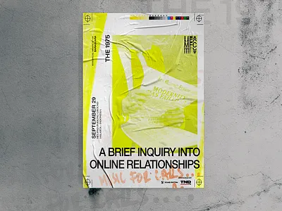 The 1975 ABIIOR JAKARTA TOUR Poster bandartwork design fanart graphic design graphicposter photoshop poster swiss style