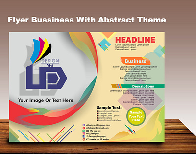 Abstract Flyer Bussiness Design branding design design brochure design idea flyerdesign graphic design logo vector