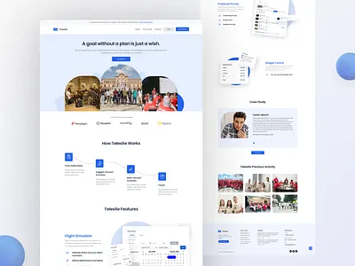 Telesite Event Management landing page agency landing page clean minimal landing page creative landing page event landing page event management landing page landing page landing page 2022 travel landing page ui ux design uiuxdesign website