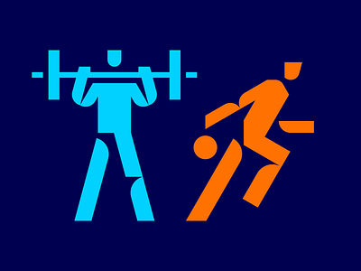 Some sport icons aura devices basketball grid icon pictogram training weight