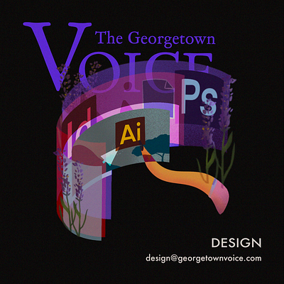 Voice Design Poster design digital art editorial illustration news procreate procreate art