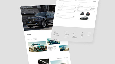 BMW bmw redesign typography ui ux web