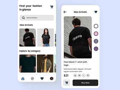 Fashion Mobile App app apparel brand cart clothing design e commerce fashion ios minimal mobile models outfit pastelcolors shop typography ui ux