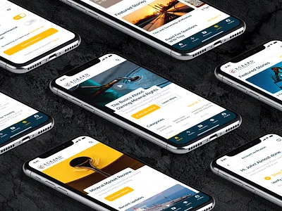 Eckard mobile app. Learn how to invest in oil and gas app cards categories course design filters gas investment ios learn navigation oil ui ux