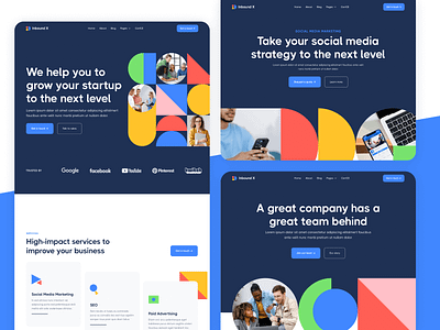 Home - Inbound X | Marketing Agency Webflow Website Template inbound marketing