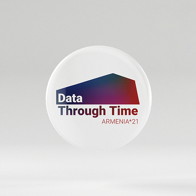 Data Through Time - Armenia*21 adobe illustrator armenia data logo