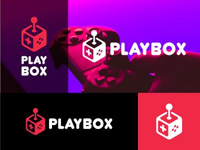 PlayBox Logo Design branding design graphic design illustration logo logoconcept logodesign minimalisdesign simplelogo ui ux vector