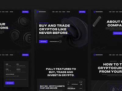 All Pages | Blockchain X - DeFi Blockchain Webflow Template blockchain app