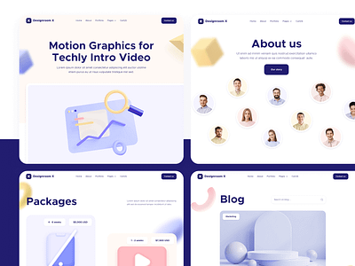 Home | Designroom X - 3D Design Agency Webflow Website Template design firm