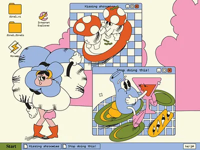 Still life week 62 character character design characters design flat flat character illustraion team vector