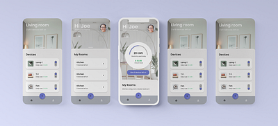 Smart Home App app appdesign berlin figma lessismore smarthomeapp ui ux