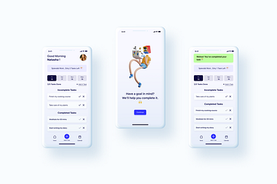 UI/UX Design - Todo List App Design app app design app ui app ui design blue design design inspiration design trend figma inspiration minimalistic mobile app design mobile app ui todo list trending ui ui design ui inspiration ui trends uiux