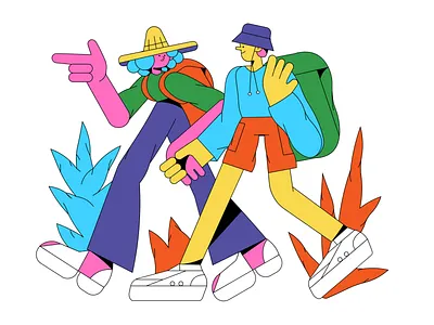 Canny illustrations 💥 bright canny colorful design illustration illustrations product storytale ui vector