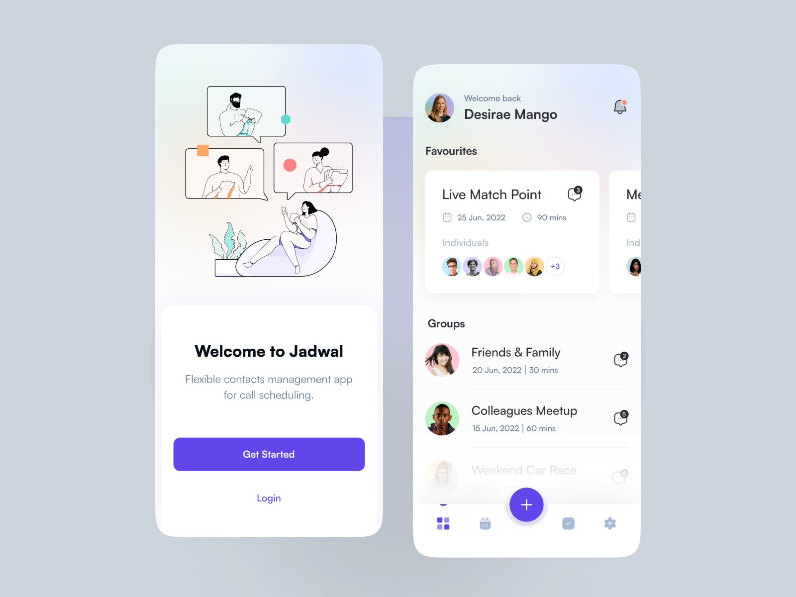 Jadwal - Close Friends & Family Planner by Ali Akbar for AU Designs on ...