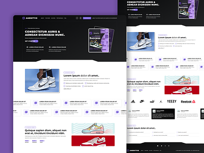 Amentiyo - Resell Cook-Group. australian design graphic design hosting illustration modern website nft website shoe website ui website