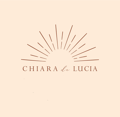 Chiara De Lucia Logo branding design graphic design illustration logo