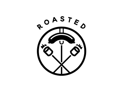 Roasted Logo Concept - Personal Project branding design illustration logo