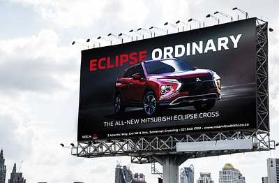 Rola Mitsubishi Eclipse Cross Billboard billboard billboard design design graphic design mitsubishi print print design