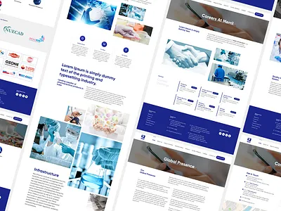 Pharma Manufacturing Website Design brandingagency creative creative agency design digital agency illustration uiux vector website design agency