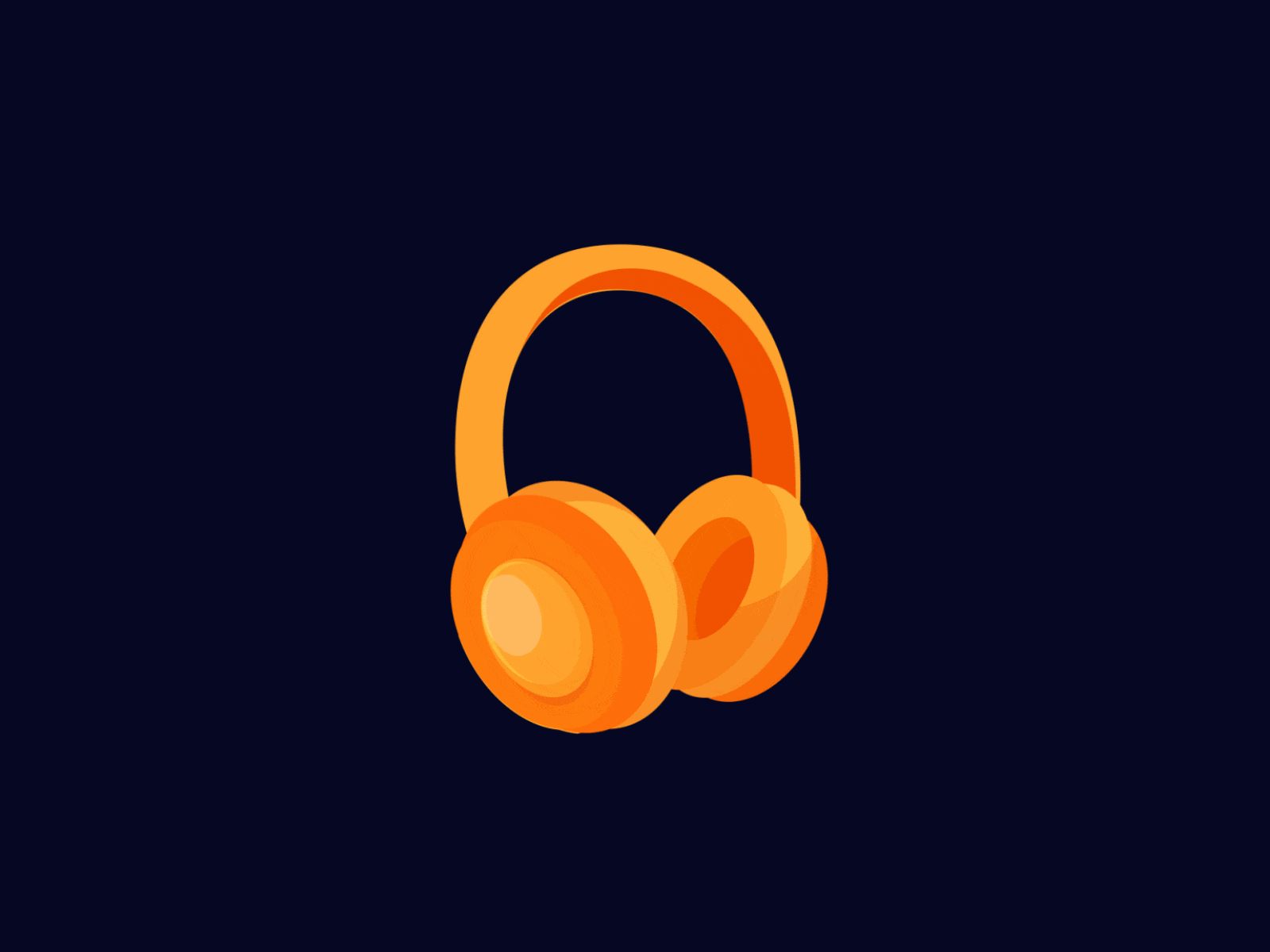 Headphone sticker 🎧 2d animation animation animation sticker design graphic design icon illustration motion graphics ui vector web