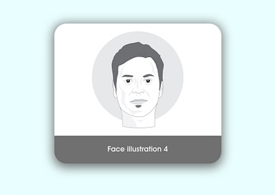 Face illustration brain design eyes face hair head illustration vector