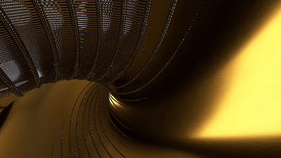 Golden Tunnel 3d animate animated animation c4d design designstudent gold graphics motion motion graphics tunnel