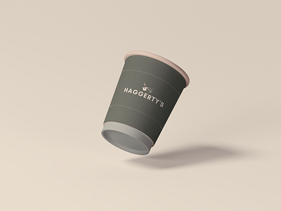 Haggertys Coffee branding design graphic design logo ui