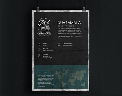 Guatamala Country Gold Coffee 3d branding food graphic design logo package