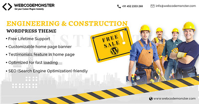 Free Responsive Construction Website