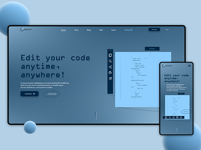 PanGraf websait ... black blue code design program programming trending ui web webdesign websait white