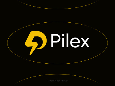 Bolt/Energy logo for Pilex a b c d e f g h i j k l m abstract logo app icon bolt logo brand development brand identity branding conceptual logo ecommerce electronic energy letter logo light logo logo logos m n o p q r s t u v ws x y z power professional logo solar sun logo