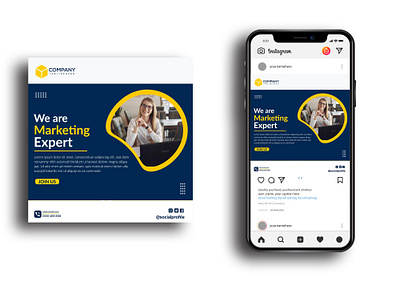 SOCIAL MEDIA TEMPLATE banner branding business company corporate cover design flyer instagram post media post social social media template vector web banner
