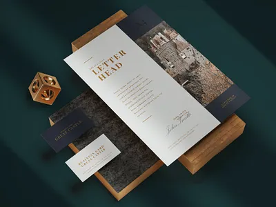 Luxury Stationery Mock-Up Template 3d 3d text 80s animation branding business mockup card business design designposter graphic design illustration logo logo text luxury mockup motion graphics stationary ui