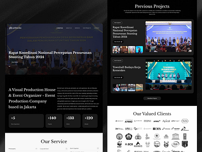 Pitibaraka - Visual Production House Company Website agencywebsite companyprofile dark darkwebsite design digitalagency elementor eventproductionwebsite figma indonesia jakarta portofolio portofoliowebsite uiux uiuxdesign visual website wordpress