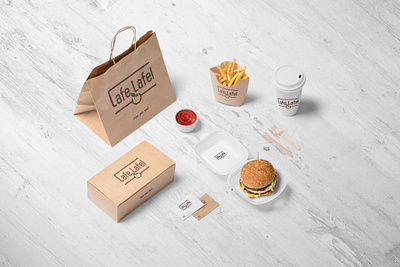 Food corporate identity branding graphic design logo ui